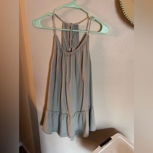 Grayish blue beach dress